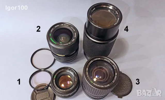 ОБЕКТИВИ на Pentax K mount - ръчен фокус, снимка 1
