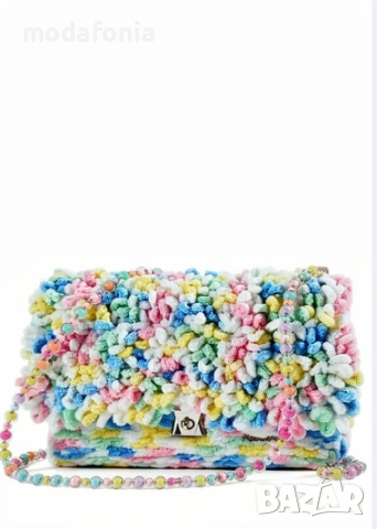 Ръчно изработена чанта CANDY и скрънчи, снимка 2 - Чанти - 51707492