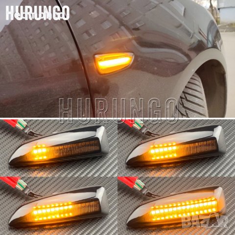 Бягащи лед мигачи, лед мигачи бягащ мигач за мигач за Opel Astra J K 2015 Zafira C Insignia B Grandl, снимка 4 - Аксесоари и консумативи - 31934209