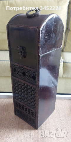 Кутия за вино за ценители височина 35см , снимка 3 - Декорация за дома - 54089138