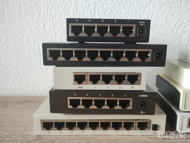 9 броя интернет суйчове Switch, снимка 5 - Суичове - 56107817