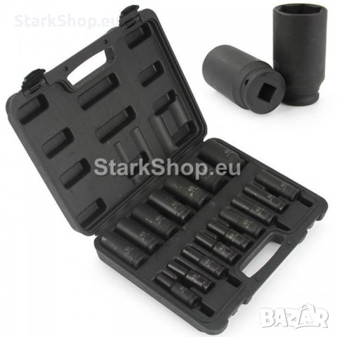 Вложки ударни, удължени, 1/2, 8-32мм, 14 части Mar-Pol, снимка 3 - Други инструменти - 38509879