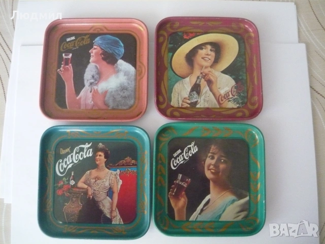 Кока Кола - Метални подложки за чаши