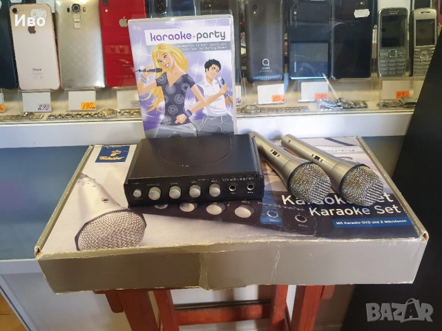 Два жични караоке микрофона. Karaoke-Set Tchibo TCM 259799, снимка 10 - Микрофони - 52000178