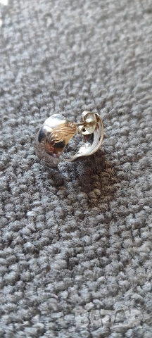 Сребърни ежедневни ретро обеци 