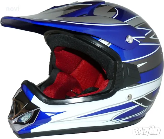 Детска каска,нова, Protectwear MaX Racing, 51-52см, Full face