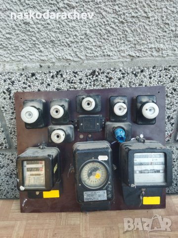 Ел.табло от гетинакс действащо до последно за къща с електромери и предпазители бушони, снимка 9 - Други - 39292721