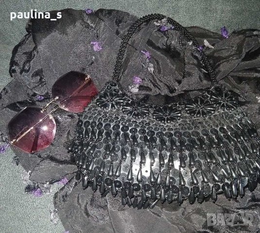 Два различни броя / Чанта - бижу с декорации от хематити и ръчно изработена / чанта за повод , снимка 9 - Чанти - 29647430