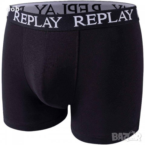 Мъжки боксерки Replay Boxer 3-Pack Underwear, оригинал, снимка 3 - Бельо - 29654548