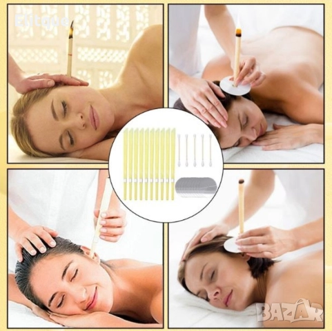 Ароматни восъчни свещи за уши за ефективно премахване на ушната кал 10 бр., снимка 8 - Други - 52896193