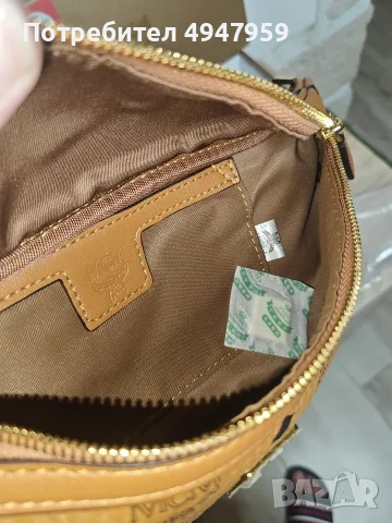 MCM Fursten Belt Bag in Visetos Cognac!! OP650€ !! Чанта за кръст MCM Fursten Belt Bag в цвят Viseto, снимка 3 - Чанти - 56057893