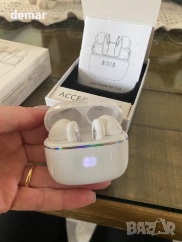 Безжични слушалки Bluetooth 5.3, 4 ENC микрофона, бели, T19, снимка 8 - Безжични слушалки - 42262090