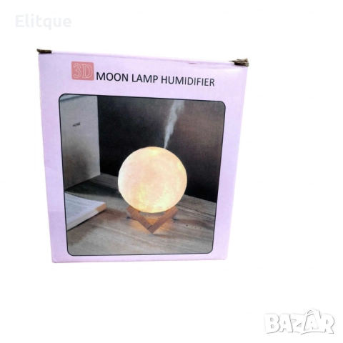Нощна лампа или арома дифузер, луна 3 в 1, снимка 4 - Други - 52787072