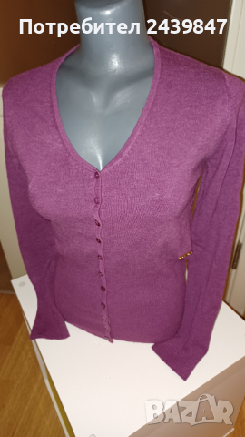 Елегантна жилетка в лилаво, снимка 1