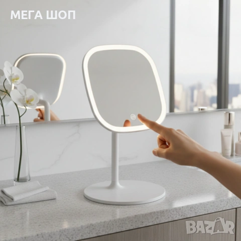 LED козметично огледало за грим Luigi Ferrero FR- 805M 20x20 cm