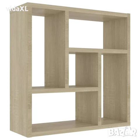 vidaXL Стенен рафт, дъб сонома, 45x16x45 см, инженерно дърво, снимка 1 - Етажерки - 56147813