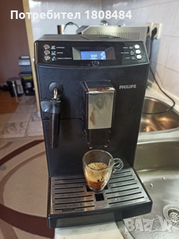 Кафеавтомат Филипс Саеко работи добре и прави хубаво кафе , снимка 4 - Кафемашини - 54031551