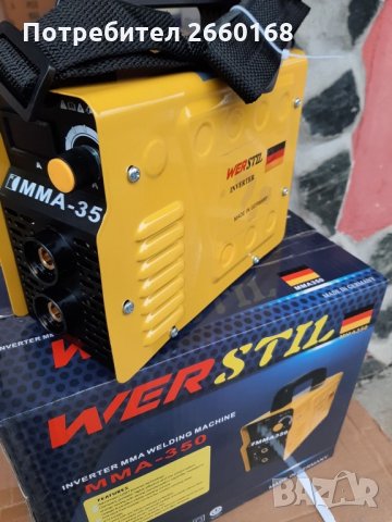 Инверторен Електрожен MMA 350А , снимка 2 - Други инструменти - 31721569