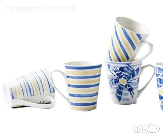 Комплект 4 чаши керамика 320 мл *НОВИ*