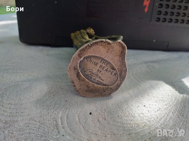 Бронзова фигура The Grim Reaper WAPW - Roger Gibson - Gt. Britain, снимка 6 - Статуетки - 34027189