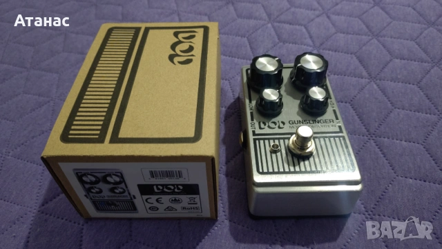 Ефект за китара - DOD Gunslinger Mosfet Distortion, снимка 2 - Китари - 53950463
