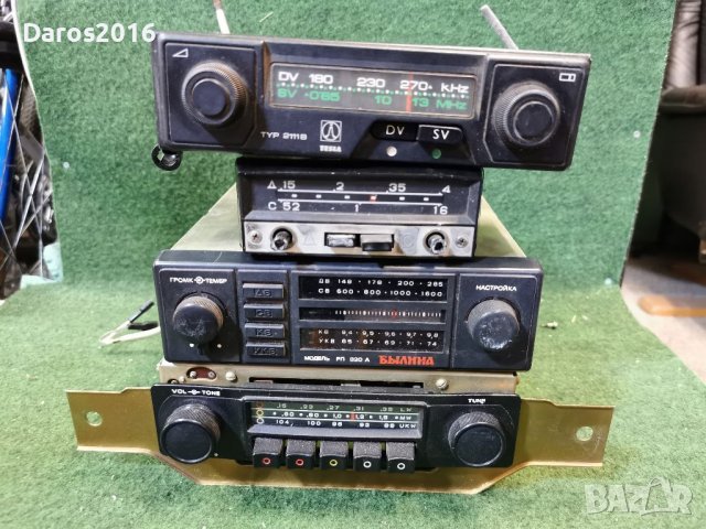 Стари авторадио апарати, радио за кола, снимка 1 - Аксесоари и консумативи - 39747746