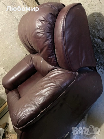 Релакс - фотьойл от естествена кожа, снимка 13 - Дивани и мека мебел - 52254747
