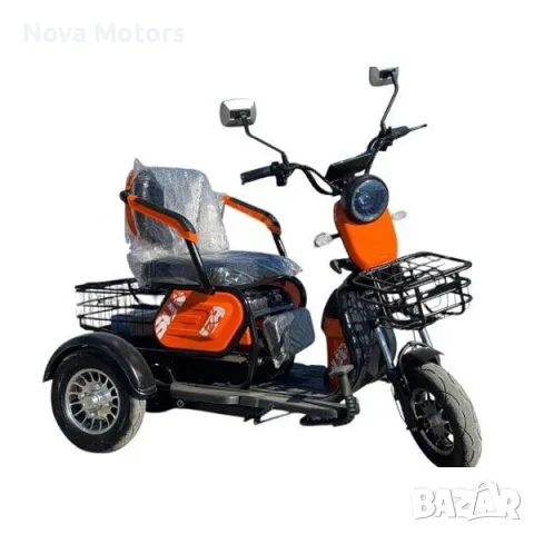 Електрическа Tриместна Tриколка X1 1800W - Nova Motors, снимка 2 - Мотоциклети и мототехника - 39348065