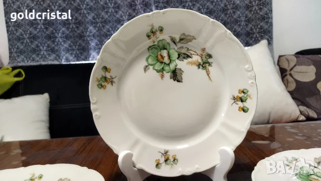 Стар български порцелан чинии , снимка 11 - Антикварни и старинни предмети - 32986197