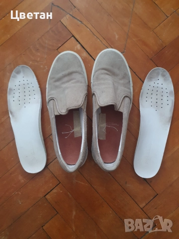 Обувки No Label естествена кожа