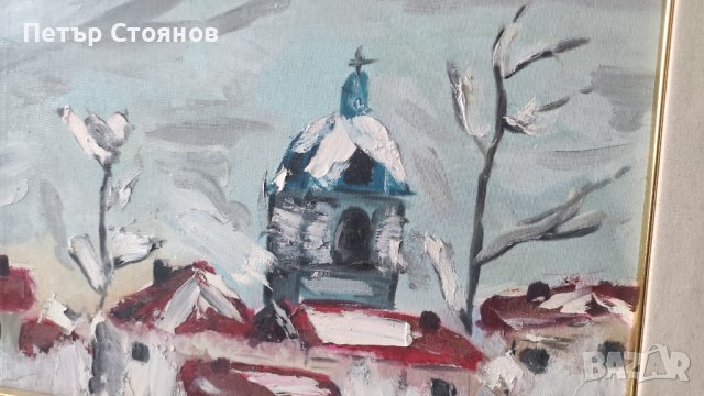 Страхотна френска картина - маслени бои, снимка 7 - Картини - 44319309