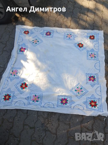 Бродерия покривка 