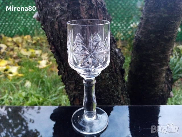 * Моника ромб * - кристални чаши за ракия 5 бр. , снимка 3 - Чаши - 52513947