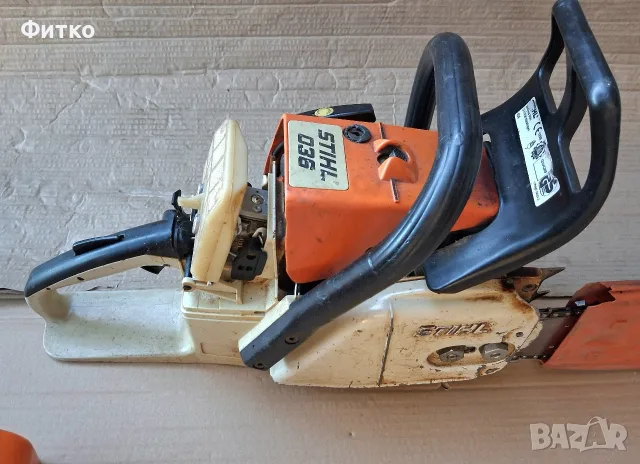 Моторна резачка STIHL 036 / Щил 036, снимка 13 - Моторни триони/резачки - 56443528