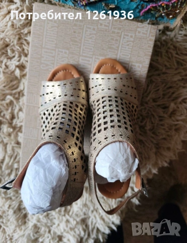 Дамски сандали, неразличими от нови 36 номер , снимка 2 - Сандали - 54190660