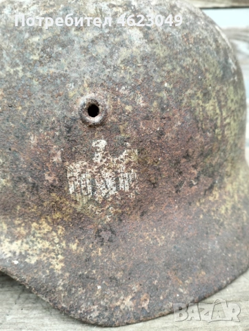 Немска каска М35 от втората световна война, снимка 2 - Антикварни и старинни предмети - 53269305