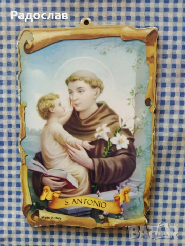 стара италианска икона Свети Антоний 