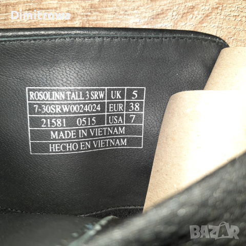 Намалена цена 20лв  н.38 Lacoste rosolinn tall 3, снимка 3 - Дамски ботуши - 44735431