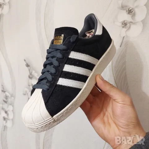 маратонки / кецове  Adidas Superstar 80s номер 38 велур, снимка 1 - Маратонки - 47918459