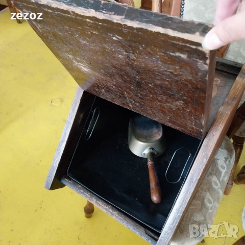 Кутия-антикварна за въглища , снимка 4 - Декорация за дома - 52115358