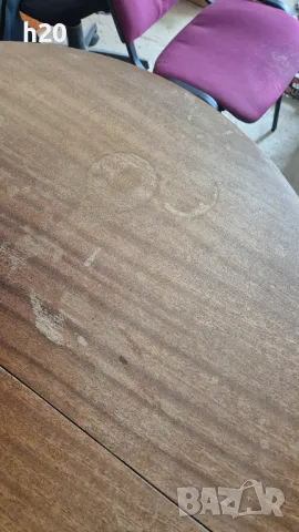 Трапезна разтегателна маса диаметър 1 метър, снимка 4 - Маси - 47609274