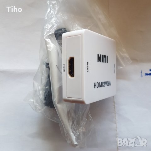  HDMI към VGA адаптер, снимка 5 - Кабели и адаптери - 29853847