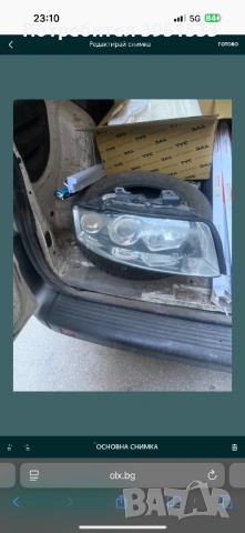 Ляв фар ксенон  за ауди а4 Б6