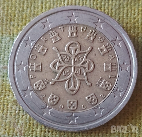 2 евро Португалия 2002 г, снимка 2 - Нумизматика и бонистика - 54350460