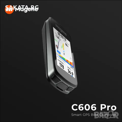 Велокомпютър с GPS и навигация Magene C606 PRO, снимка 8 - Аксесоари за велосипеди - 55894234