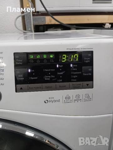 Описание LG Eco Hybrid 9 kg Тип: Кондензационна сушилня с термопомпа Капацитет: 9 кг , снимка 5 - Сушилни - 52435025