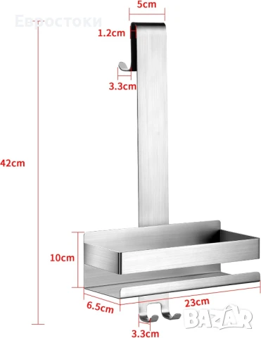 Cooeco Душ рафт за окачване без пробиване, кошница за шампоан за стъклен душ , снимка 2 - Душ кабини и вани - 50621286