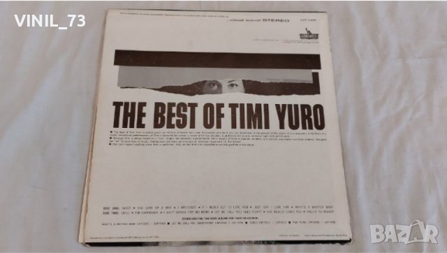 Timi Yuro – The Best Of Timi Yuro, снимка 2 - Грамофонни плочи - 39427458