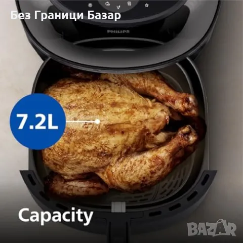 Нов Фритюрник без мазнина Philips 7.2L, 16 режима, лесно почистване, снимка 5 - Фритюрници - 49392394