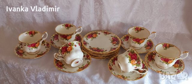 Royal Albert Old County Rose , снимка 1 - Сервизи - 33778221